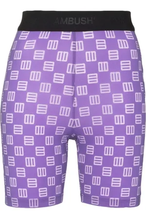 AMBUSH Knælange shorts med monogram