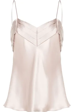 CARINE GILSON Plisseret camisole