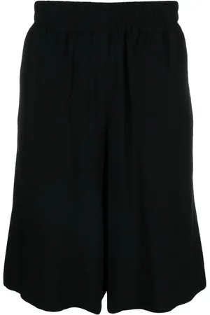 Moschino Shorts i crepe med logomærke