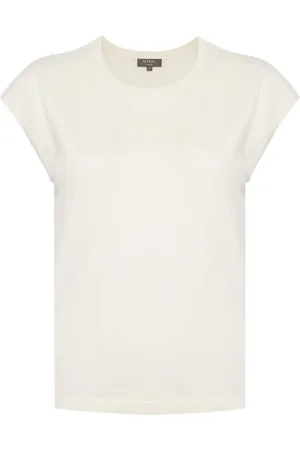 N.PEAL Kortærmet T-shirt med rund hals