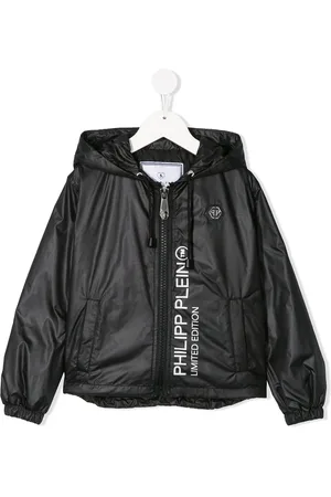 Philipp Plein Jakke med hætte og logo