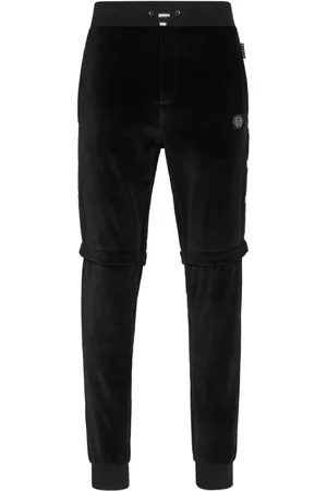 Philipp Plein Joggingbukser med knappedetalje og løbesnor