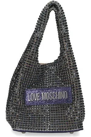 Moschino Tote med krystaludsmykning