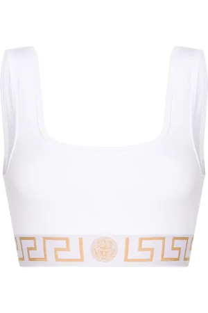 VERSACE Cropped Medusa Head top