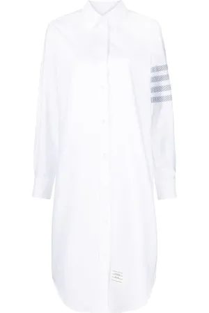 Thom Browne Skjorte med fire striber