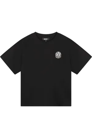 DKNY T-shirt med logo-applikation
