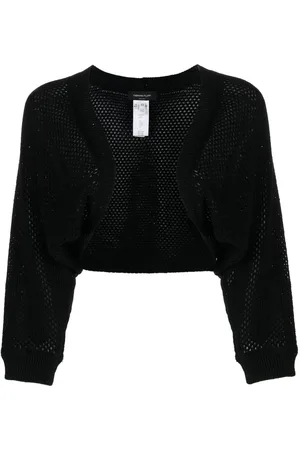 Fabiana Filippi Cropped cardigan i åben strik