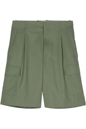 Drôle de Monsieur Cargo-shorts med plisseret detalje
