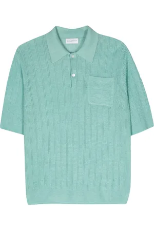 BALLANTYNE Polo i åben strik