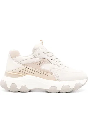 Hogan Sneakers i ruskind med præget logo