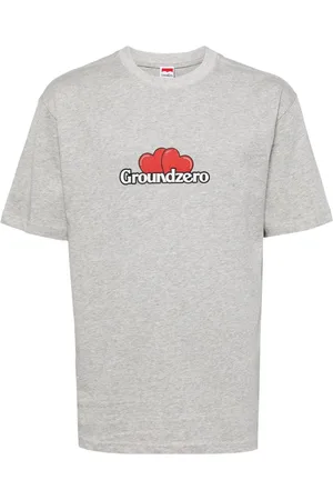 Ground Zero T-shirt med logotryk