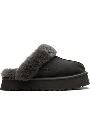 UGG Disquette sandaler i lammeskind med plateausål