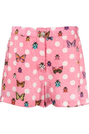 VERSACE Shorts med sommerfugletryk