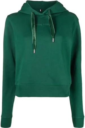 Tommy Hilfiger Langærmet hættetrøje med broderet logo