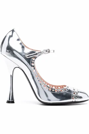 Giambattista Valli Pumps med huldetalje og hæl