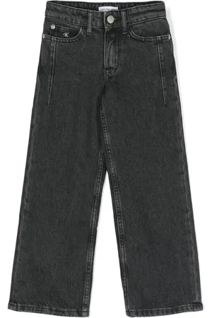 Calvin Klein Højtaljede jeans med brede ben