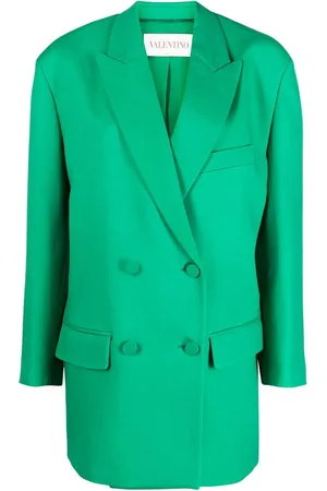 VALENTINO GARAVANI Dobbeltradet Crepe Couture blazer