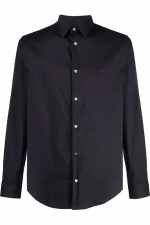 Emporio Armani Langærmet skjorte med logomærke