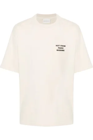 Drôle de Monsieur T-shirt med slogantryk