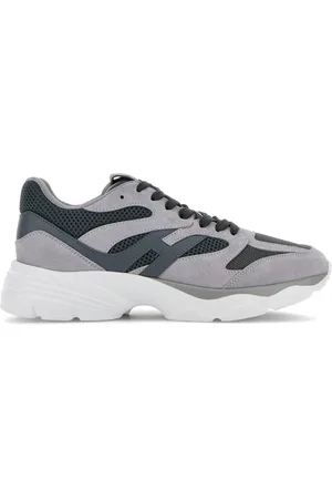 Hogan Sneakers i ruskind med paneler