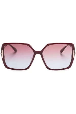 Tom Ford Solbriller med gradueret glas og firkantet stel