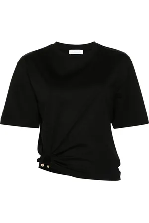 Paco rabanne T-shirt i jersey med signatur-piercing