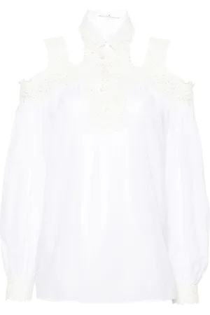 ERMANNO SCERVINO Bluse med blomsterbroderi