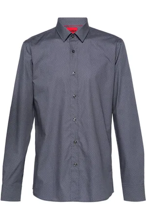 HUGO BOSS Skjorte med geometrisk tryk