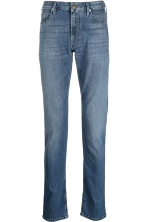Emporio Armani Jeans med mellemhøj talje og smal pasform