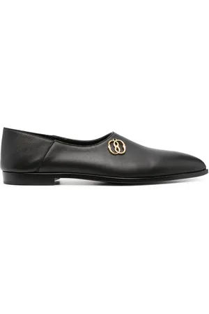 Bally Loafers i læder med spids tå