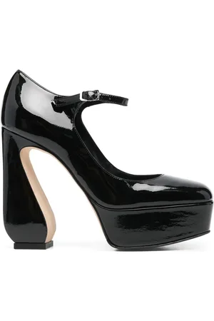 SI ROSSI 125mm pumps med plateausål