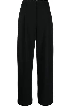 Emporio Armani Højtaljede bukser med plisseringer