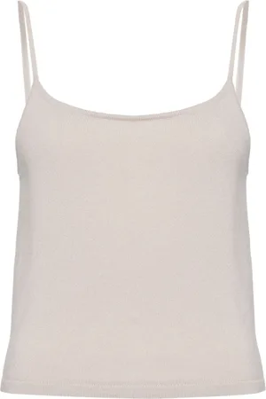 Teddy Cashmere Rapallo tanktop i kashmir