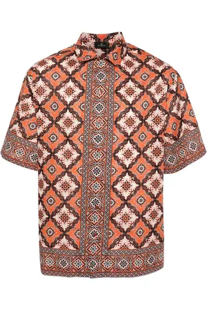 Etro Skjorte med mosaik-tryk
