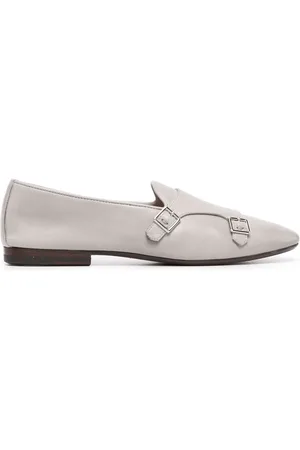 HENDERSON BARACCO Loafers i læder med spændedetalje