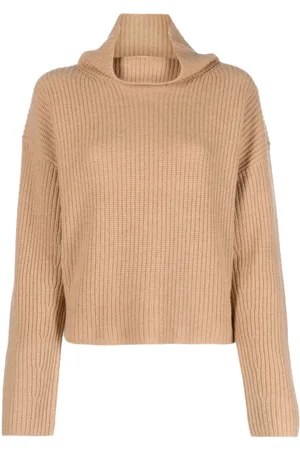 Ralph Lauren Kraftig striktrøje med rullekrave