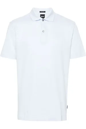 HUGO BOSS Polo med meleret effekt