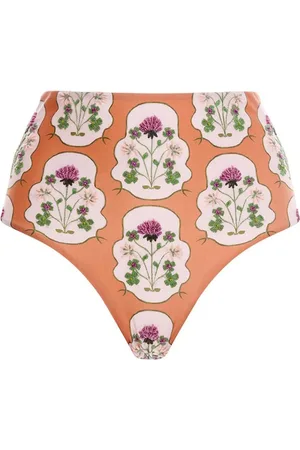 Agua by Agua Bendita Broderet Magenta Trébol bikiniunderdel