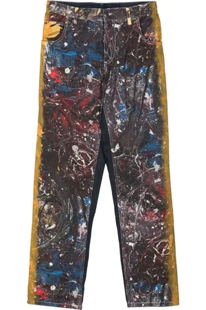 Charles Jeffrey Loverboy Exclusive Painted Art jeans