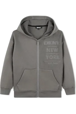 DKNY Hættetrøje med broderet logo