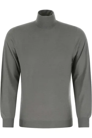 FEDELI Uldsweater med rullekrave