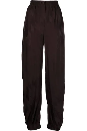 The Attico Joggingbukser med jacquard-logo og tilspidsede ben