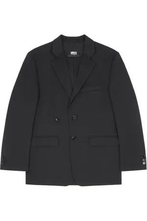 Maison Margiela Asymmetrisk enkeltradet blazer