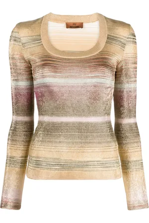 Missoni Stribet trøje i lamé-effekt