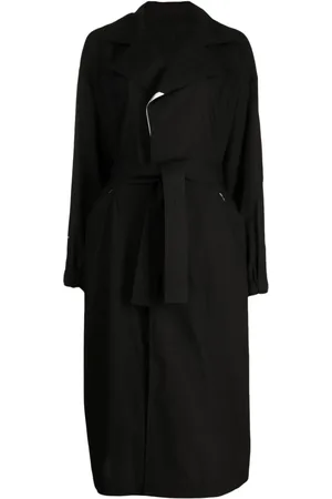 YOHJI YAMAMOTO Trenchcoat med bælte
