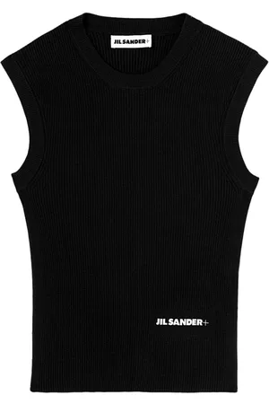 Jil Sander Vesttop med logotryk