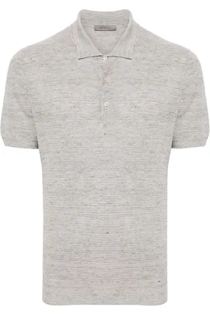 corneliani Kortærmet polo i strik