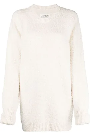 Maison Margiela Striktrøje med rund hals