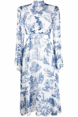Philipp Plein Lang Georgette.Crystal silkekjole