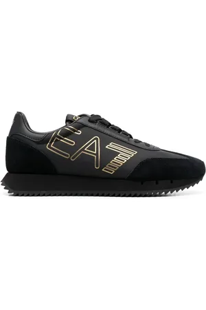 EA7 Low-top sneakers med logotryk